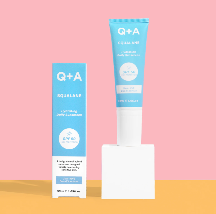 Q+A - Squalane SPF50 Hydrating Facial Sunscreen