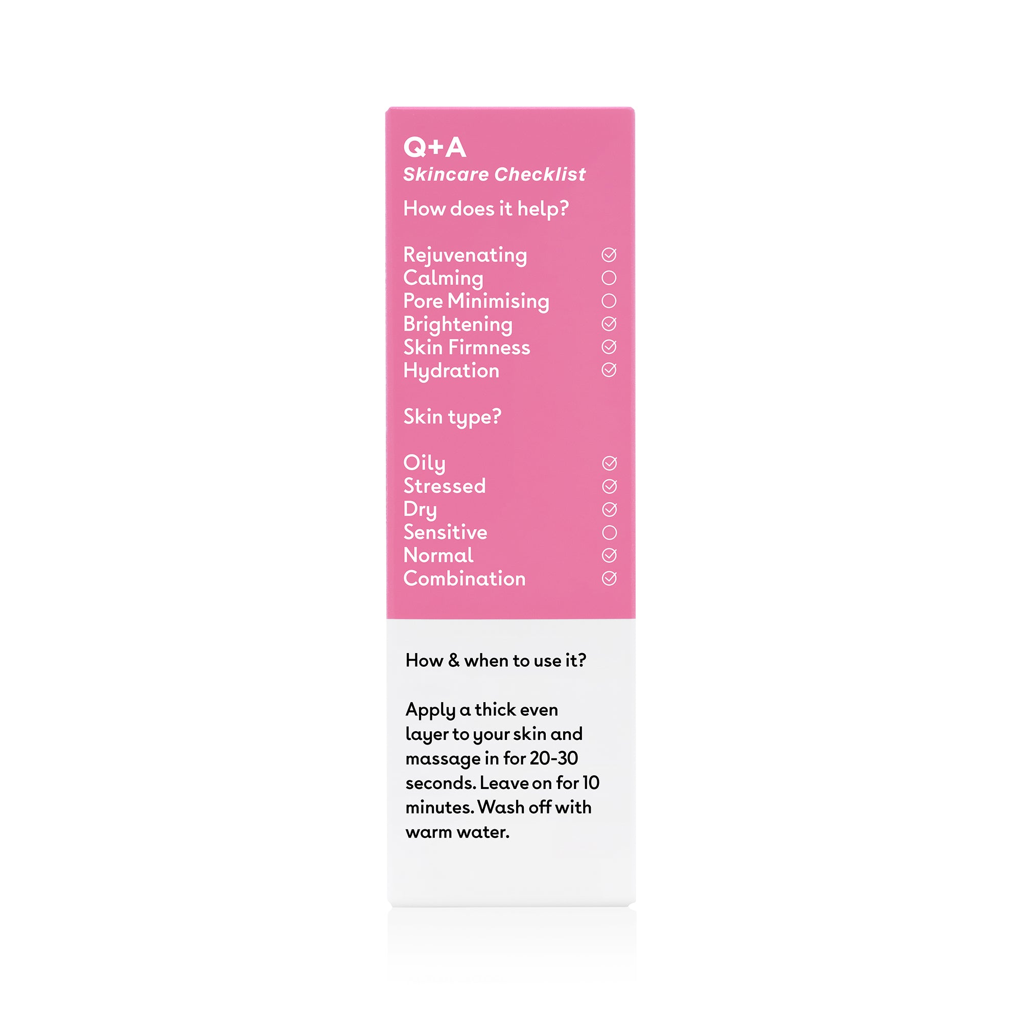 Q+A - Vitamin A.C.E Warming Mask