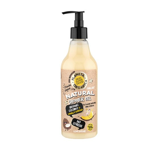 Natural Shower Gel with Coconut and Vanilla Banana